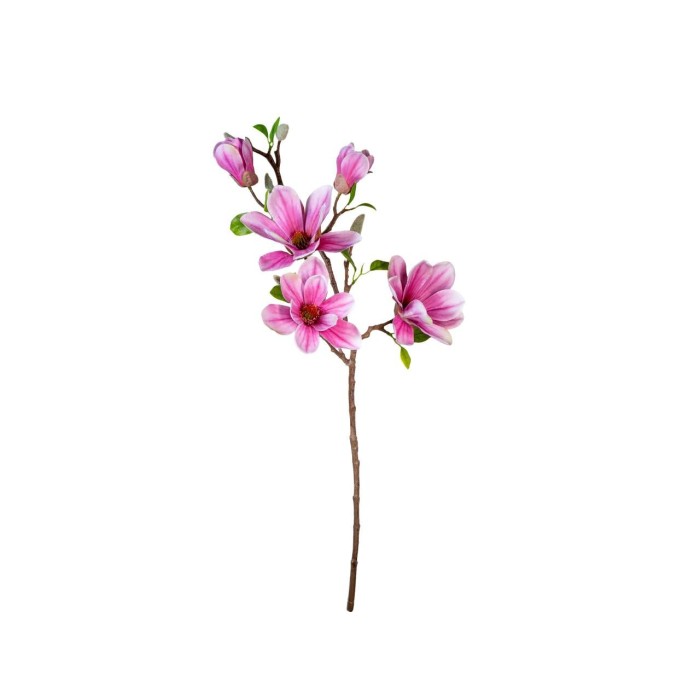 RAMO DI MAGNOLIA 3 BULBI CM.75 FUXIA